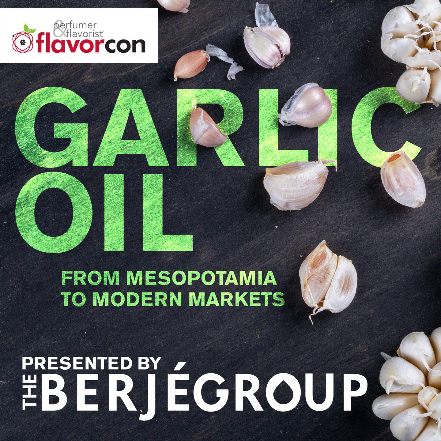 Don&#39;t Miss Our Garlic Oil Webinar At Virtual Flavorcon Today! @perfumer_flavorist #flavorcon #flavor #garlic
